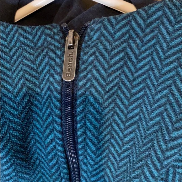 Bench Fleece teal/herringbone - Picture 4 of 6